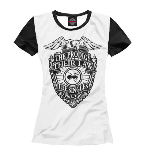 

Футболки Print Bar, Белый, The Prodigy