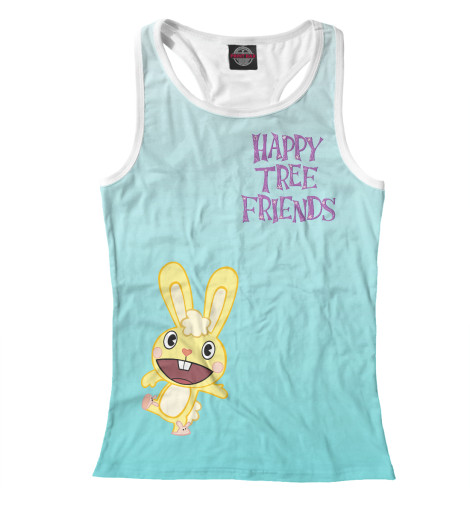 

Майки борцовки Print Bar, Белый, Happy Tree Friends