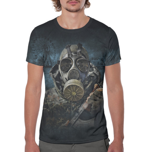 

Футболки Print Bar, Черный, S.T.A.L.K.E.R.