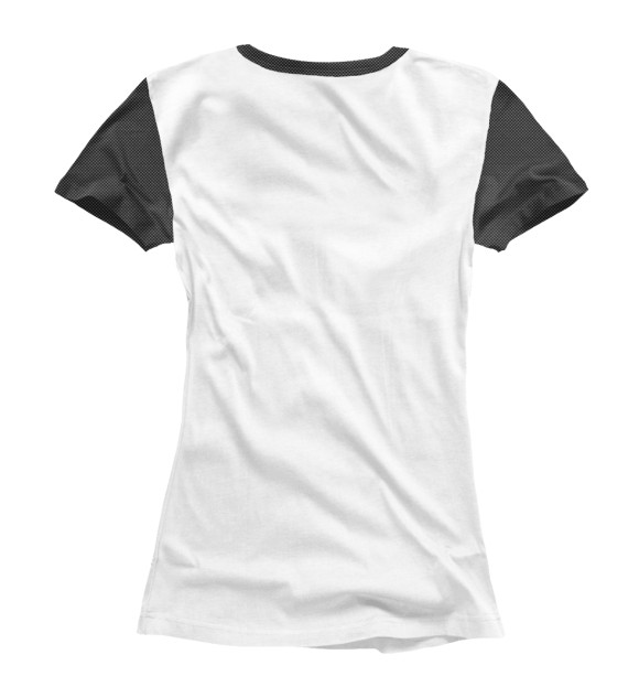 Женская футболка с изображением Anna-carbon цвета Белый