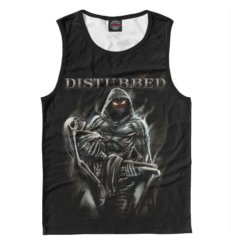 

Майки Print Bar, Белый, Disturbed