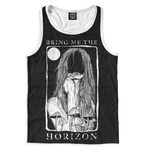 

Майки борцовки Print Bar, Белый, Bring Me The Horizon