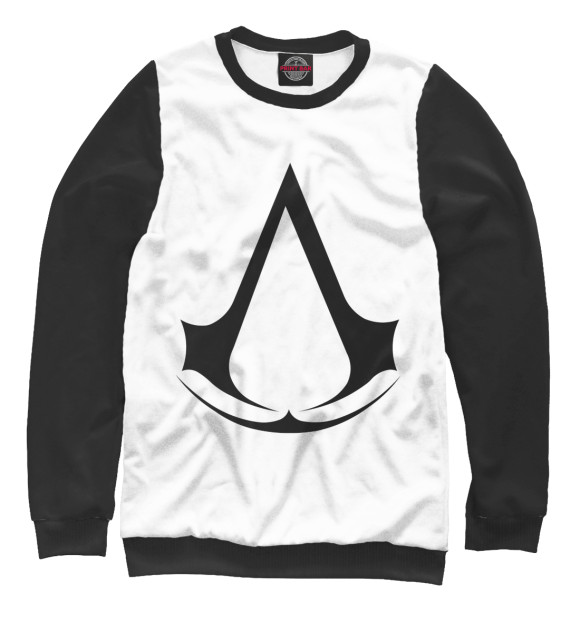 Свитшот для девочек с изображением Assassin’s Creed цвета Белый