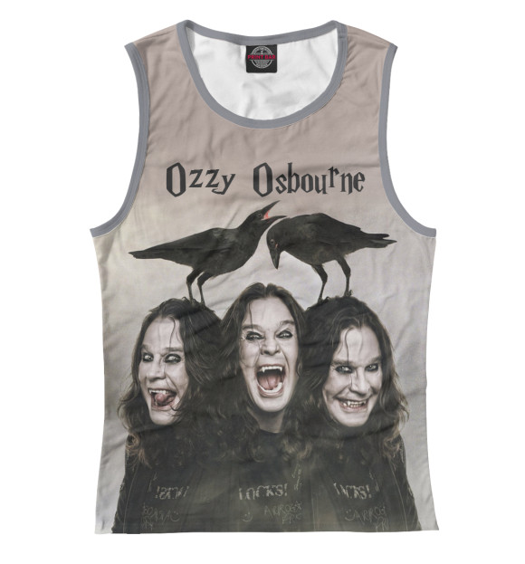 Майка для девочки с изображением Ozzy Osbourne цвета Белый