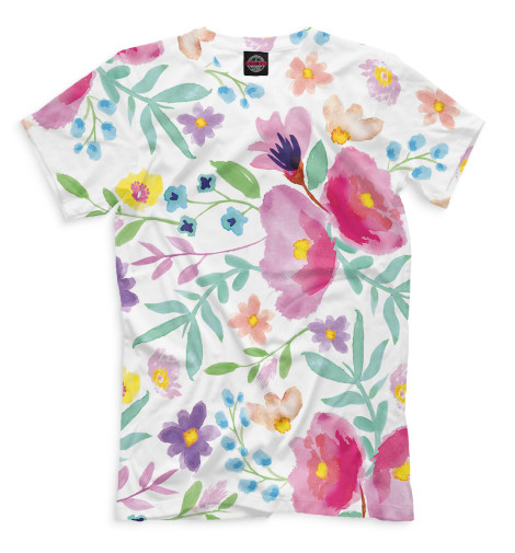 

Футболки Print Bar, Молочно-белый, Акварель