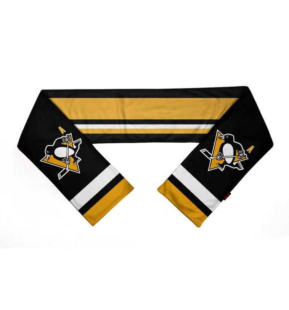 Шарф с изображением Малкин Форма Pittsburgh Penguins 2018 цвета Белый