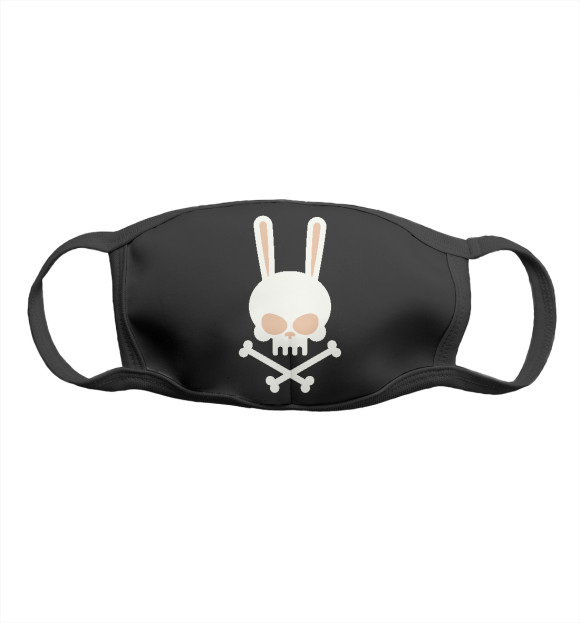 Маска тканевая с притом Skull Bunny цвета Белый Маска тканевая с изображением Skull Bunny цвета Белый