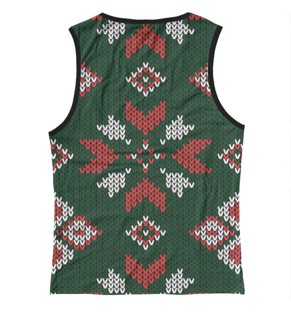 Женская майка с изображением Merry Christmas цвета Белый