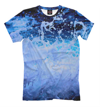 Мужская футболка Брызги воды