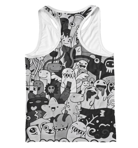 

Майки борцовки Print Bar, Белый, Монстры