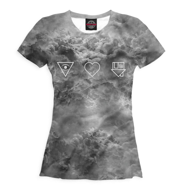 Футболка для девочек с изображением The Neighbourhood цвета Белый