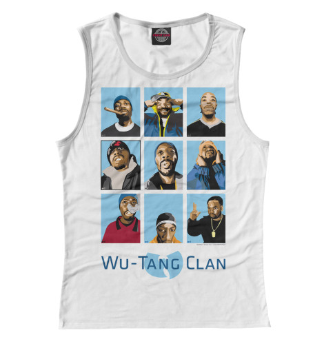 

Майки Print Bar, Белый, Wu-Tang Clan