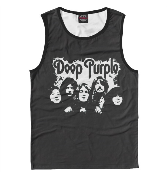 Мужская майка с изображением Deep Purple цвета Белый