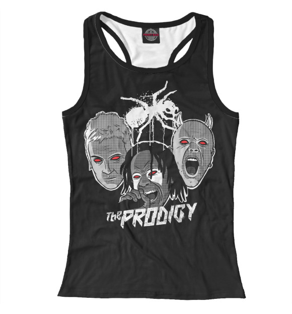 Женская майка-борцовка с изображением Банда цвета Белый