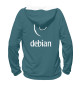 Худи для девочки Debian Blue