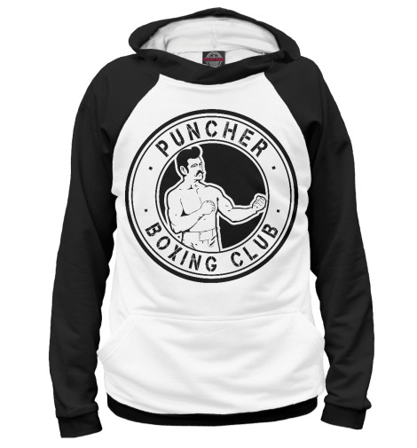 

Худи Print Bar, Белый, Puncher Boxing Club