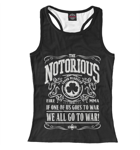 

Майки борцовки Print Bar, Белый, The Notorious