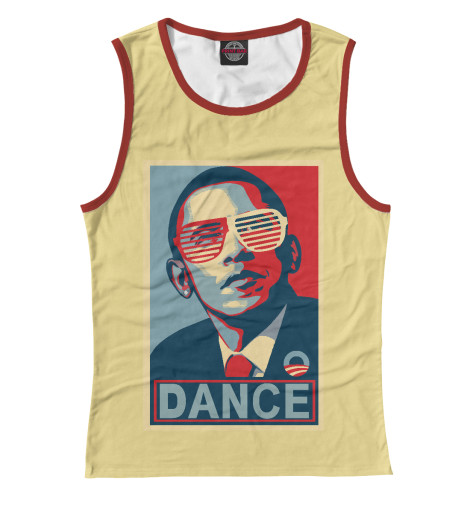 

Майки Print Bar, Белый, Обама dance