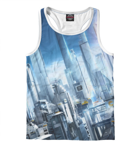 

Майки борцовки Print Bar, Белый, Mirror's Edge