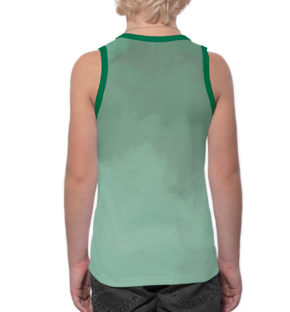 Майка для мальчика с изображением Yung Lean цвета Белый