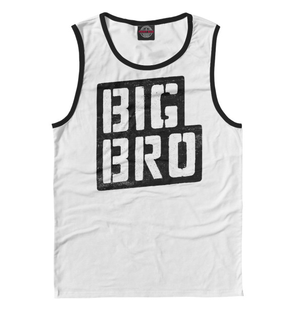 Майка для мальчика с изображением Big bro цвета Белый