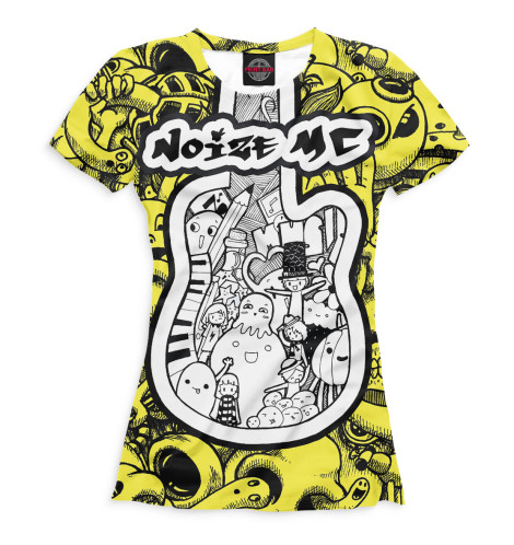 

Футболки Print Bar, Белый, Noize MC