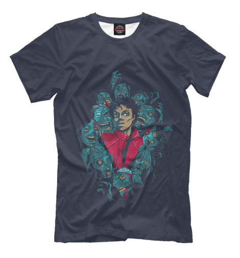 

Футболки Print Bar, Черный, Michael Zombie