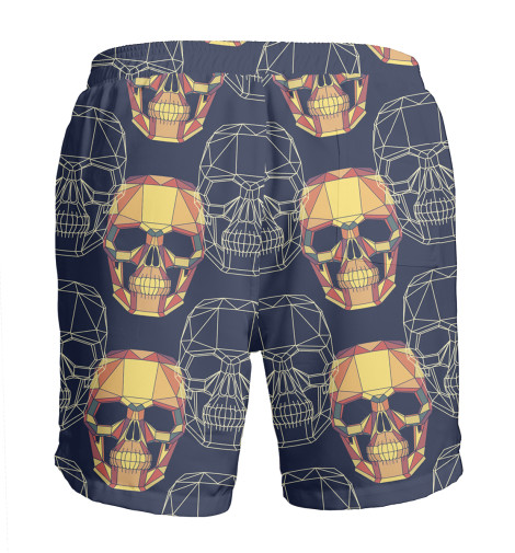 

Шорты мужские Print Bar, Белый, Черепа