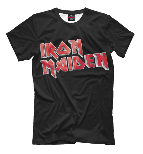 

Футболки Print Bar, Черный, Iron Maiden
