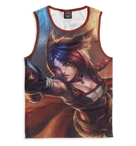 

Майки Print Bar, Белый, Foxfire Ahri