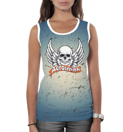 

Майки Print Bar, Белый, Aerosmith
