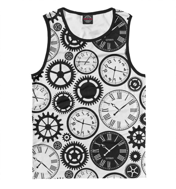 Майка для мальчика с изображением Time is running out цвета Белый