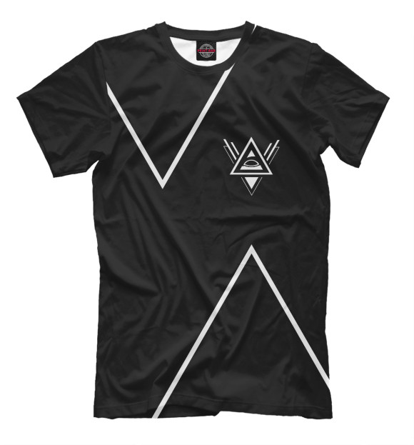 Мужская футболка с изображением Децл aka Le Truk цвета Черный