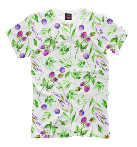 

Футболки Print Bar, Молочно-белый, Клевер и малина
