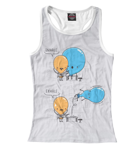 

Майки борцовки Print Bar, Белый, Вдох-Выдох