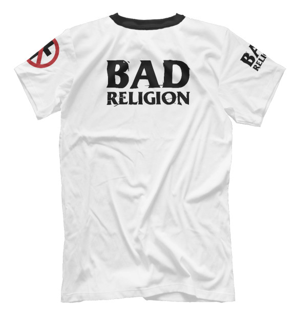 Мужская футболка с изображением Bad Religion (WHITE) цвета Белый