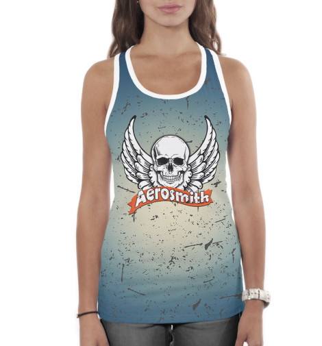 

Майки борцовки Print Bar, Белый, Aerosmith