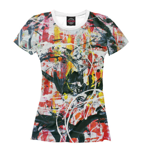 

Футболки Print Bar, Белый, Кляксы