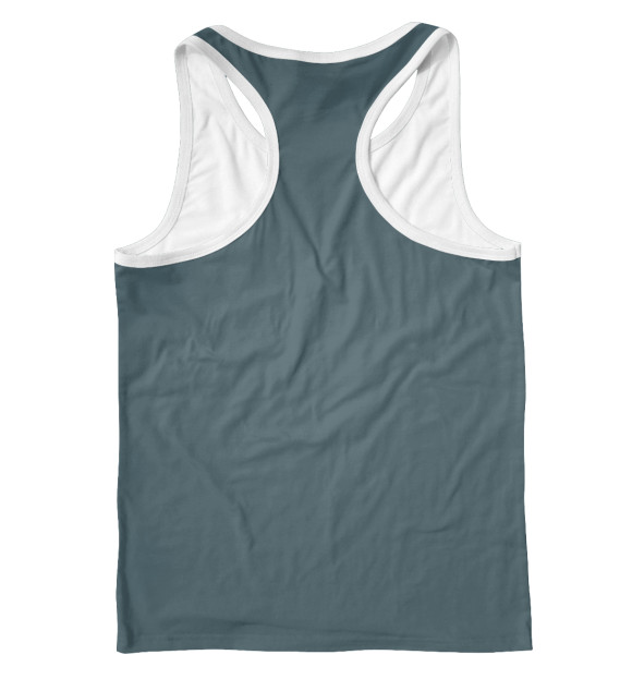 Мужская майка-борцовка с притом Спартак цвета Белый Мужская майка-борцовка с изображением Спартак цвета Белый