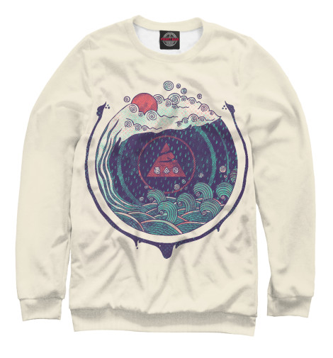 

Свитшоты Print Bar, Белый, Шторм