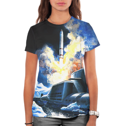 

Футболки Print Bar, Белый, Субмарина