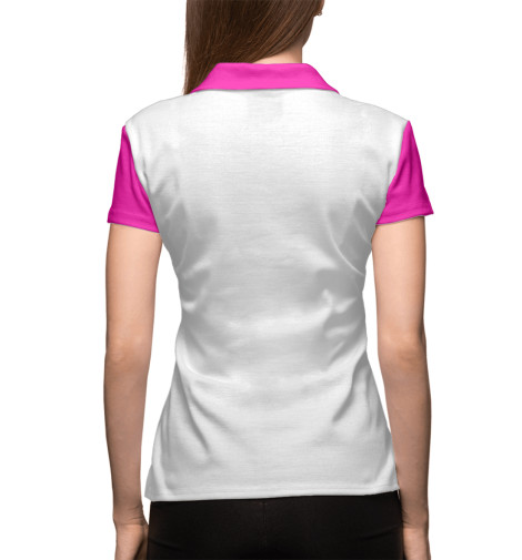 

Поло Print Bar, Белый, Анастасия