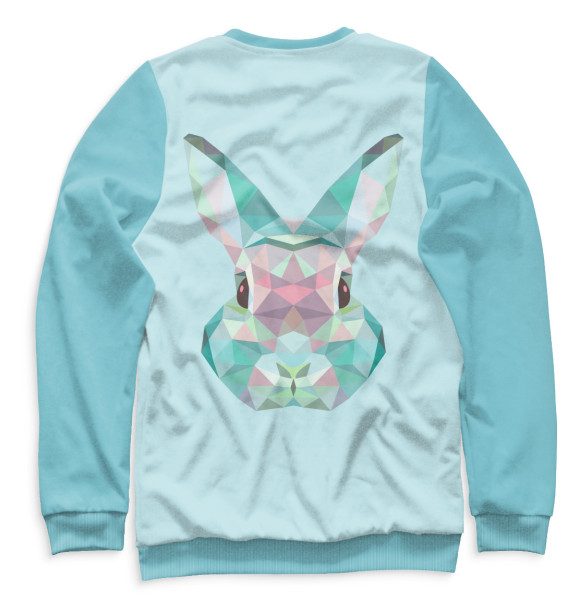 Свитшот для мальчиков с изображением Bunny цвета Белый