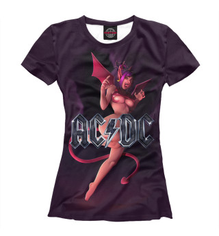 Женская футболка AC/DC