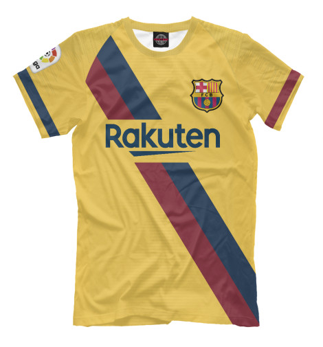 Футболки Print Bar Барселона Форма Гостевая 19/20 футболки print bar барселона форма новая гостевая 2019
