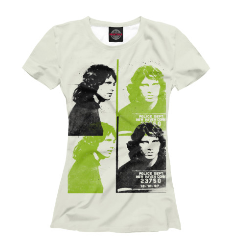 

Футболки Print Bar, Белый, The Doors
