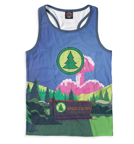 

Майки борцовки Print Bar, Белый, Brickleberry