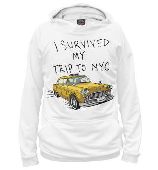 Худи для девочки I survived my trip to NY city