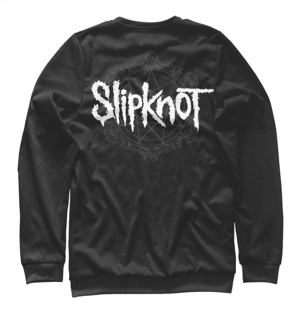 Свитшот для мальчиков с изображением Slipknot цвета Белый