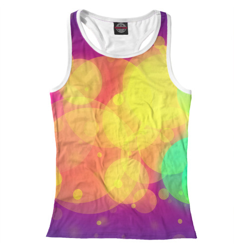 

Майки борцовки Print Bar, Белый, Цветные блики